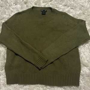 Love Cameron Olive Green Sweater